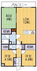 アルコ・ラ・カーサ姫路土山の物件間取画像